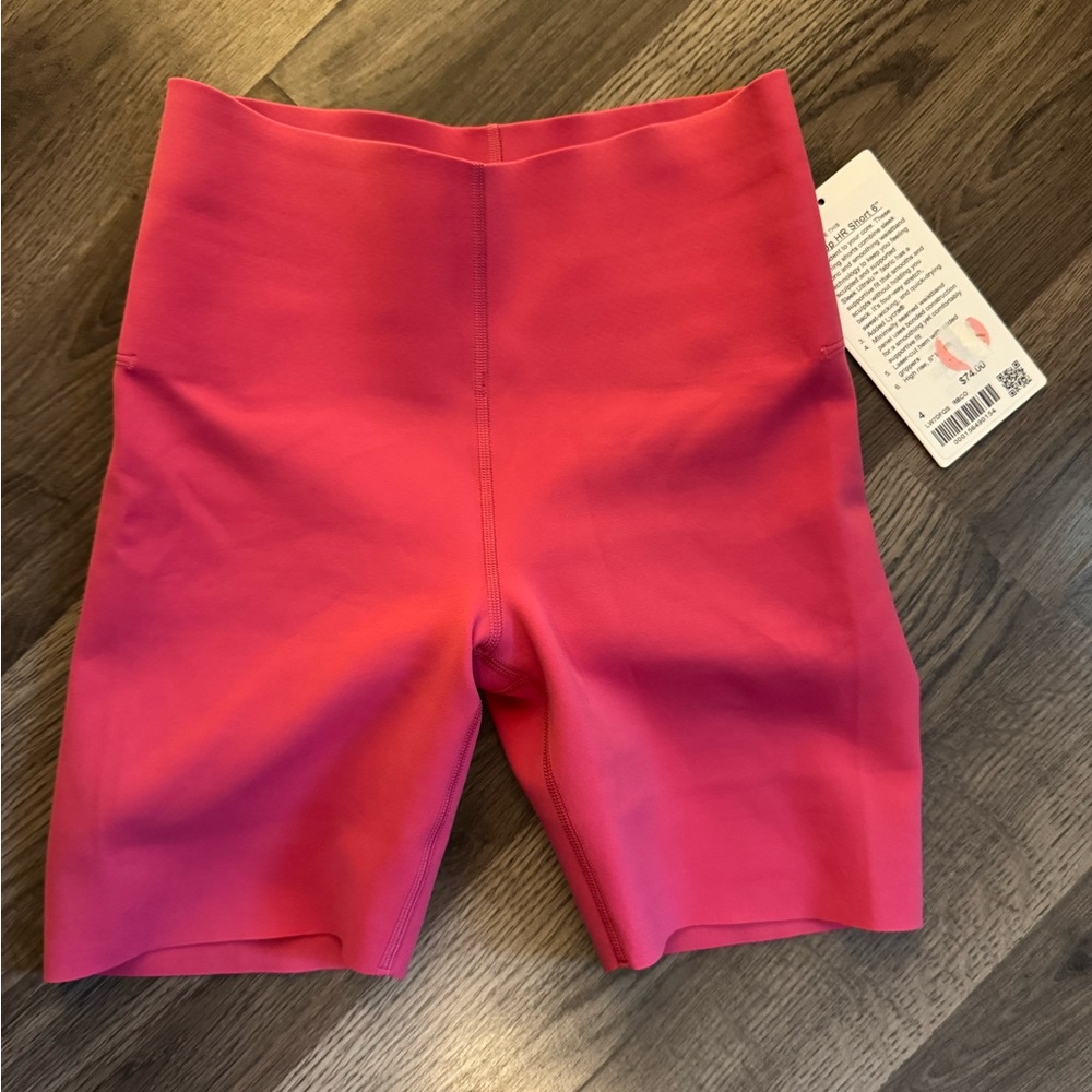 lululemon athletica Women's Vibrant Pink Bike Shorts